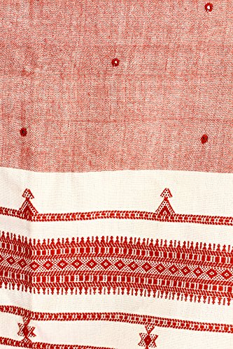 Shawl from Kutch with Embroidered Mirrors - Pure Wool3