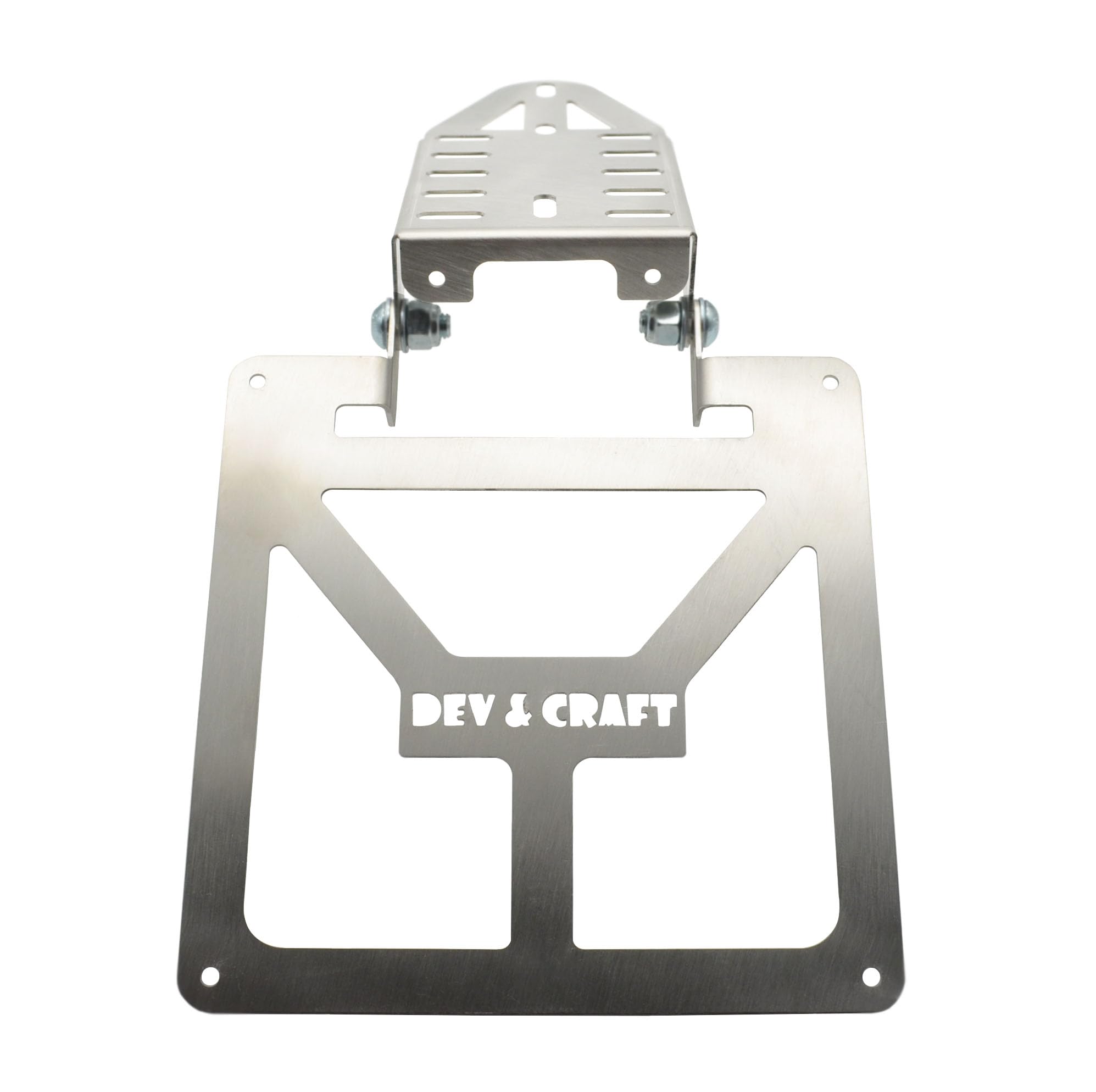 Portatarga Pieghevole Universale per Codino Stretto CC 125 300 450 Motard Enduro Moto