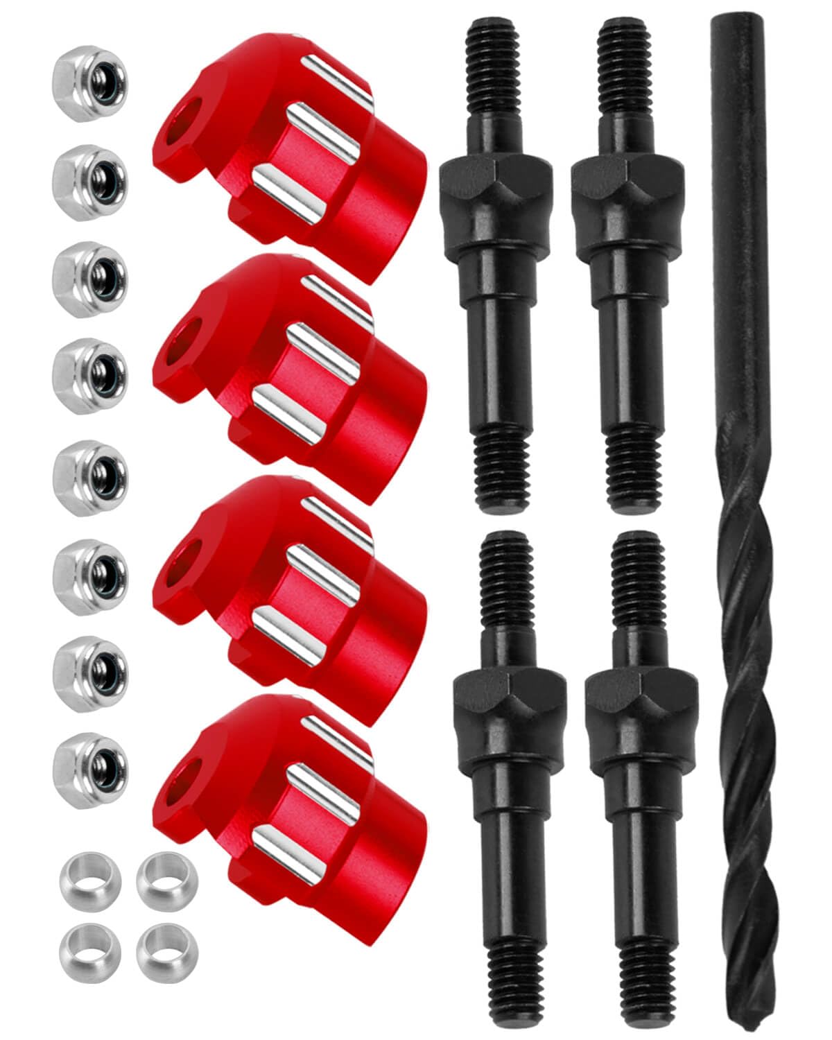 hopsupRC Shock Standoff Set&Shock Cap Protector Upgrade Parts for 1/8 KRATON/NOTORIOUS/OUTCAST/TYPHON 6S BLX,1/7 INFRACTION/MOJAVE/FIRETEAM 6S