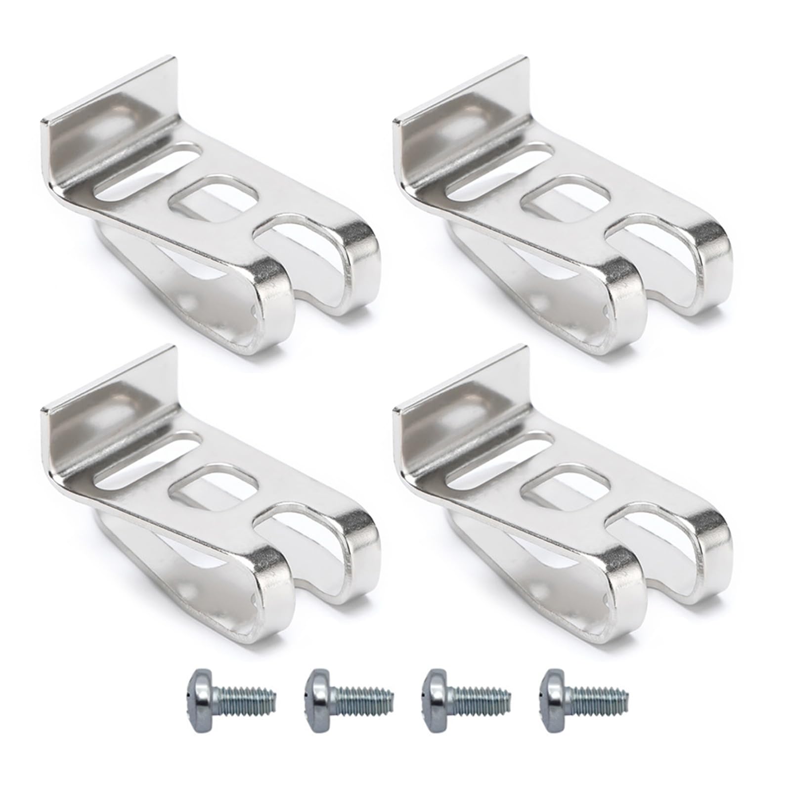 Pffiocix 4 Pack Tool Belt Clip Stainless Steel Construction Ideal For Efficient Access On Worksites Or Home Workshops Workshop Organizer With Easy Access To Tools