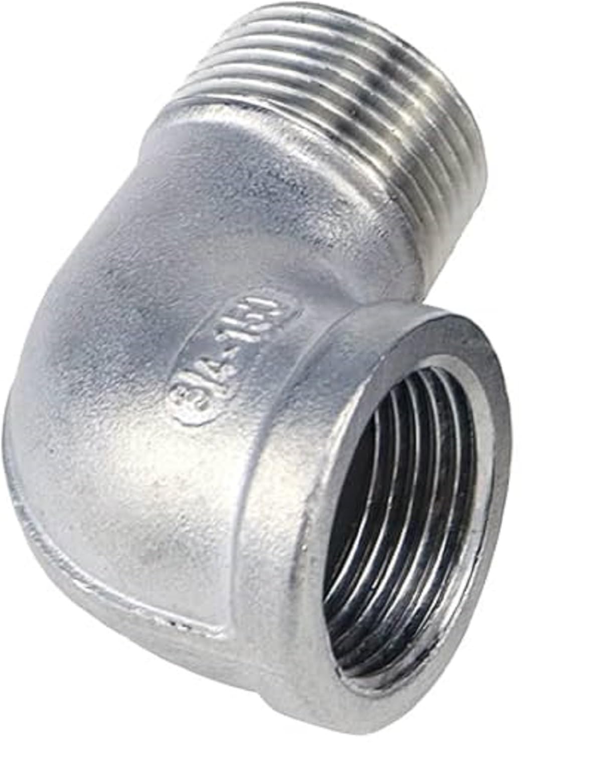 SS 304 NPT Threaded Pipe Fitting 90 Degree Elbow Female x Male 1 inch (2 Pcs)-image-34