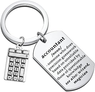 Accountant Gift Accountant Thank You Gift Accountanting gifts Accountanting Keychain,Coworker Retirement Gifts