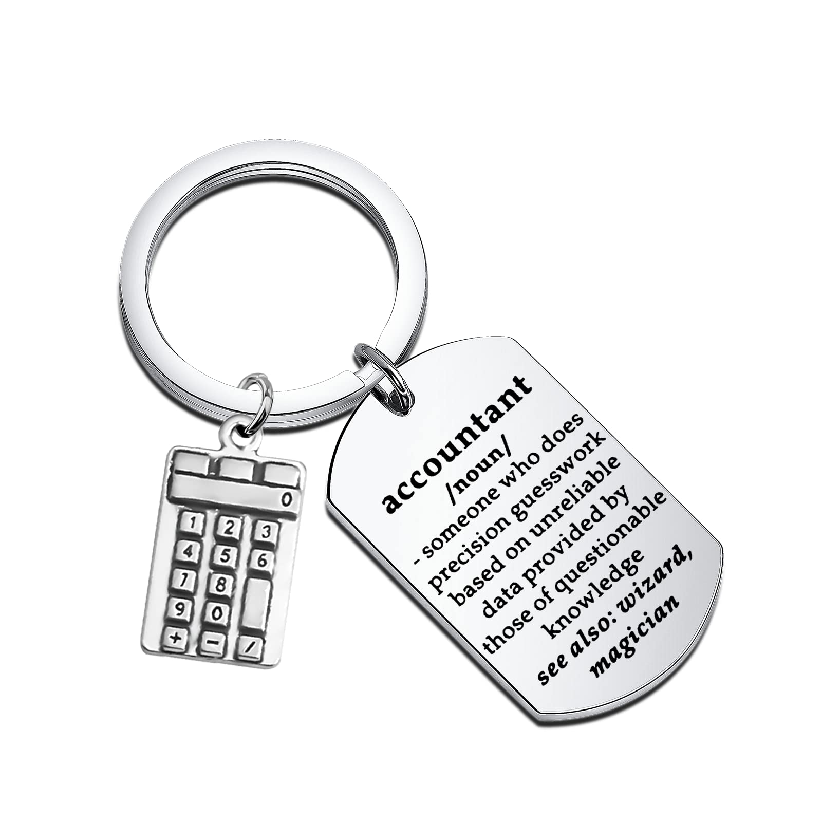 MAOFAED Accountant Gift Accountant Thank You Gift Accountanting gifts Accountanting Keychain,Coworker Retirement Gifts
