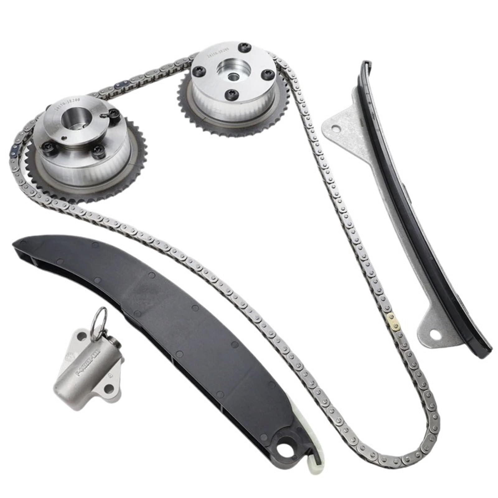 Kits de distribución para coche Cadena de distribución con Kit VVT 24321-2E200 24350-2E201 24370-2E200 para Hyundai Kia Elantra Sonata Tucson Optima Soul Forte 2,0