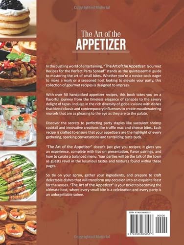 image for Majosta The Art of the Appetizer: Gourmet Recipes for the Perfect Part