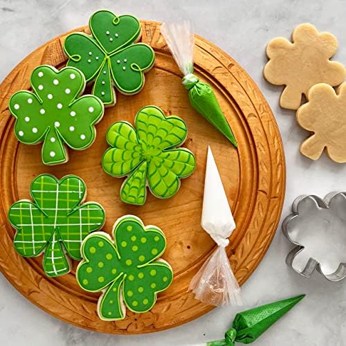 Ann Clark Cookie Cutters St. Patrick's Day Irish Shamrock Cookie Cutter, 3.75"