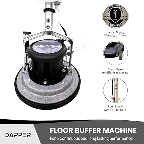 Miniatura 4 de Máquina pulidora de piso multifuncional de 13 pulgadas, limpia, pule, fregona y pule con facilidad. Ideal para alfombras. Incluye tanque de solución