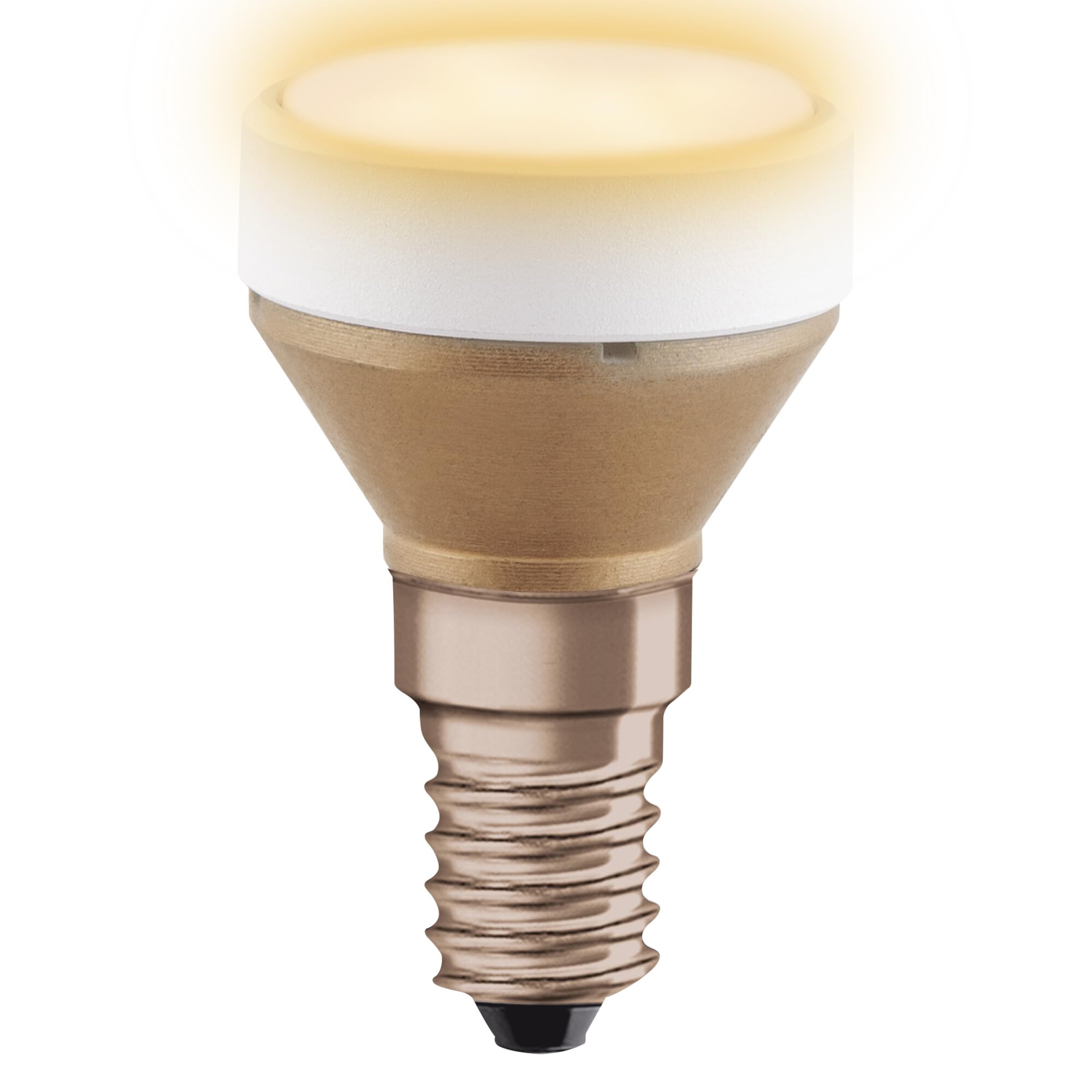 Osram Flat Lamp, ultra-kompakte und flache LED Lampe mit E27 Sockel, ersetzt herkömmliche 26W Glühbirnen, warmweiß (2700K), sparsam mit 3.5W Verbrauch, 3-stufig dimmbar per Wandschalter, 6er-Pack
