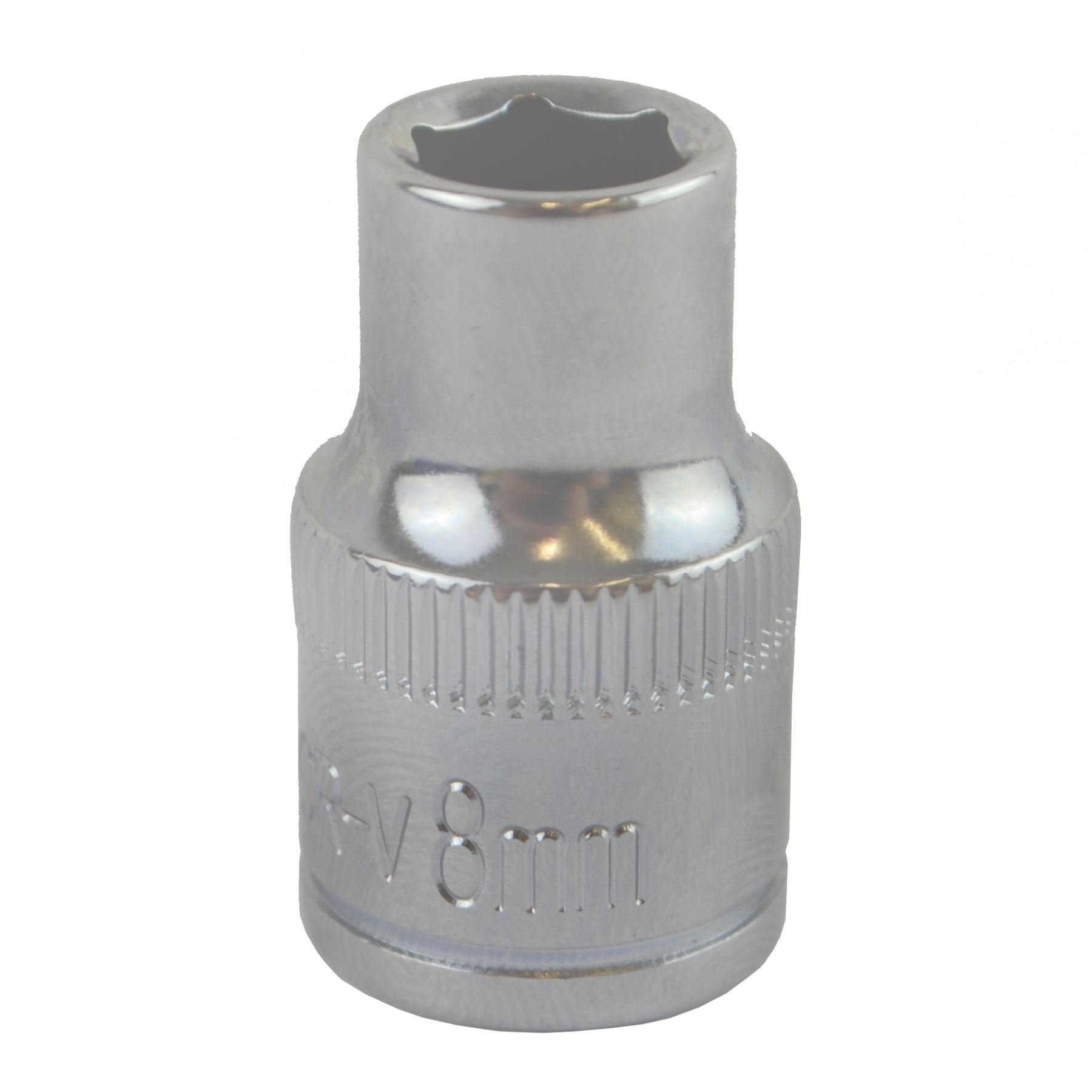 8mm 3/8" Drive Shallow Metric Socket Single Hex / 6 Sided Bergen