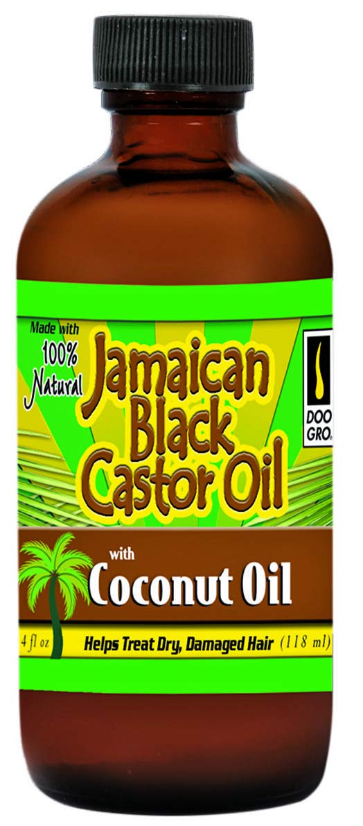 Doo Gro Jamaican Black Castor Oil Coconut Oil 4Oz (Pack of 2)