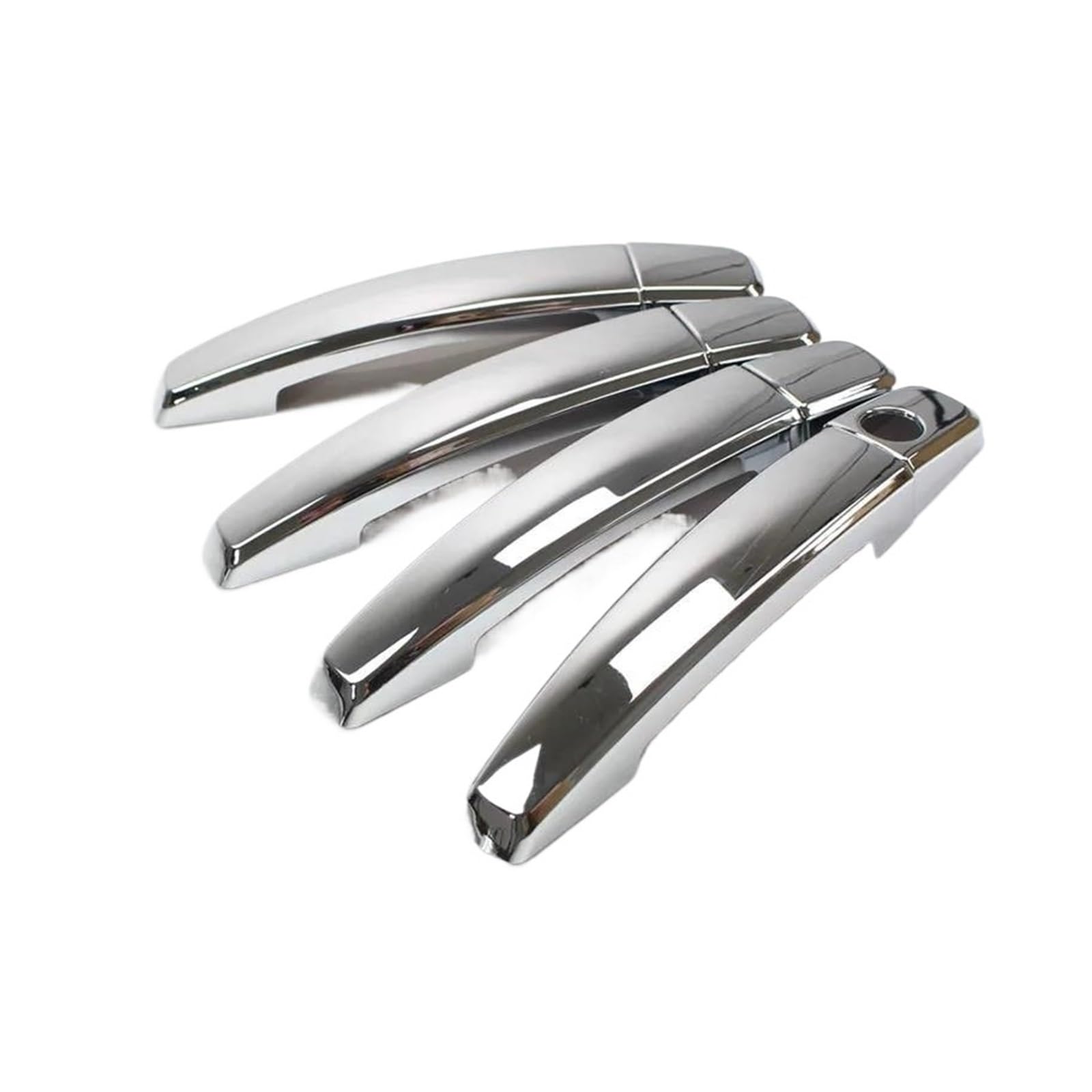 MTVTFECEWG Car Door Handle Cover Trim for Chevrolet for Cruze 2008-2013 for Captiva 2006-2013 for Camaro 2010-2015 for Spark 2009-2011 (Chrome)
