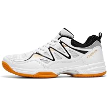 Moodeng Mens Volleyball Shoes Lightweight Non-Slip Indoor Court Shoes with Cushioning Support for Badminton Breathable Gym Shoes