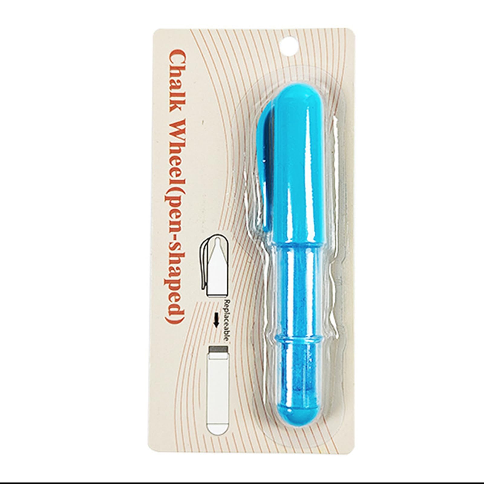 Sewing Fabric Chalk Marker Pen Shaped Chalk Wheel Erasable Fabric Chalk Tailor Pen Craft Tool Cotton