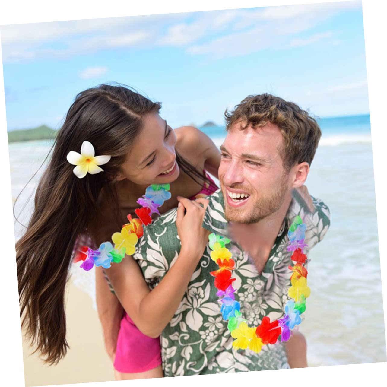 PRETYZOOM 50stücke Hawaii Tropische Girlande Für Luau Party Dekoration Bunte Leis Für Hawaii-Party Strandparty Und Tropenfestgestaltung