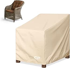 Amazon.com: CAMPROS CP Patio Chair Cover, Outdoor Wicker Chair Covers, Water-Resistant Heavy ...