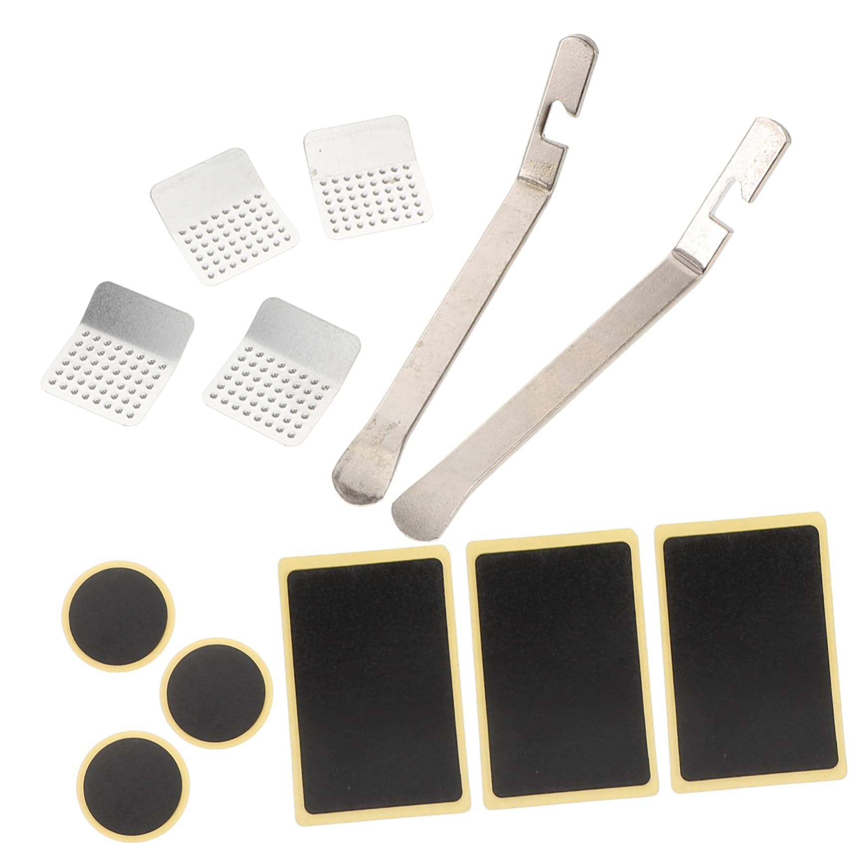 ERINGOGO 1set Portable Bike Tire Repair Kit with Multi-Function Tools Bulk Patches for Tires Lightweight Compact Patch Kit for