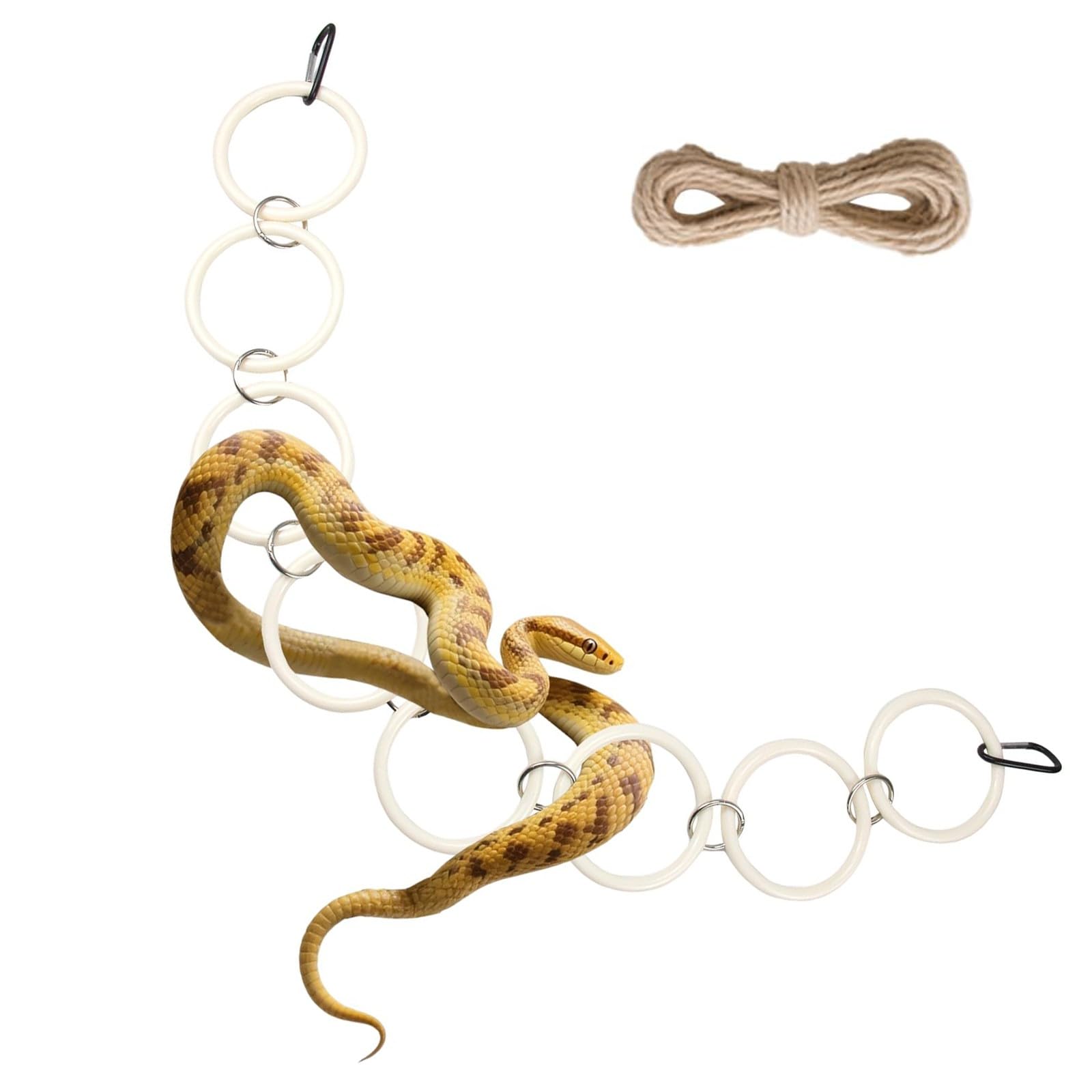 Jouet d'escalade suspendu en acrylique pour l'exercice des reptiles