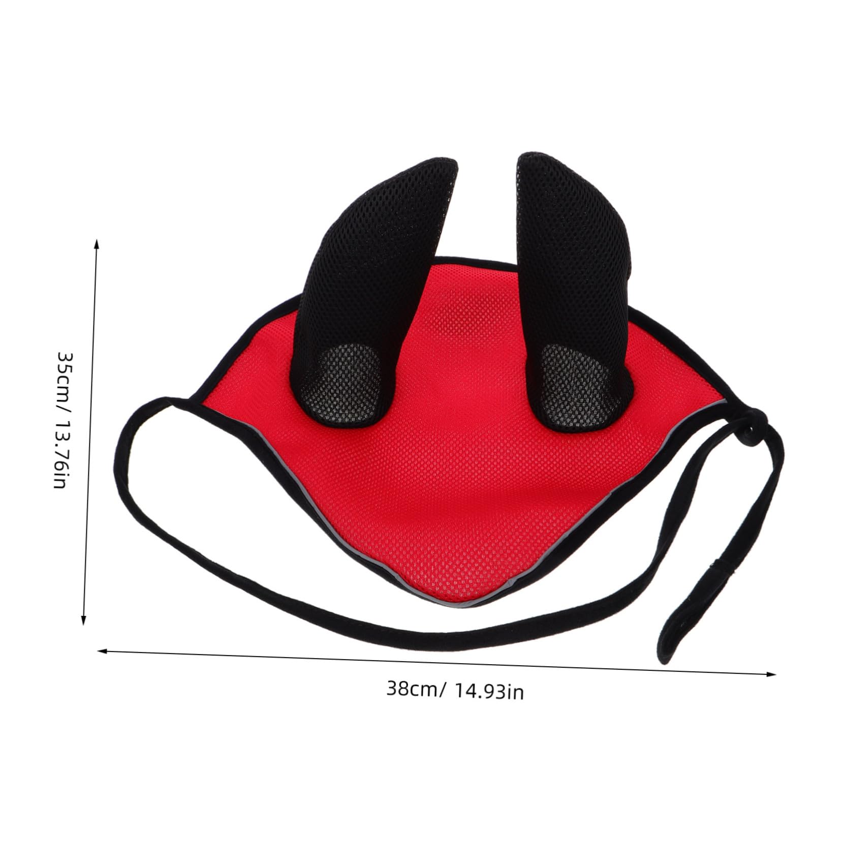 Sosoport Equine Fly Mask Horse Ear Bonnet Breathable Mesh Design Comfortable Horse Ear Mask