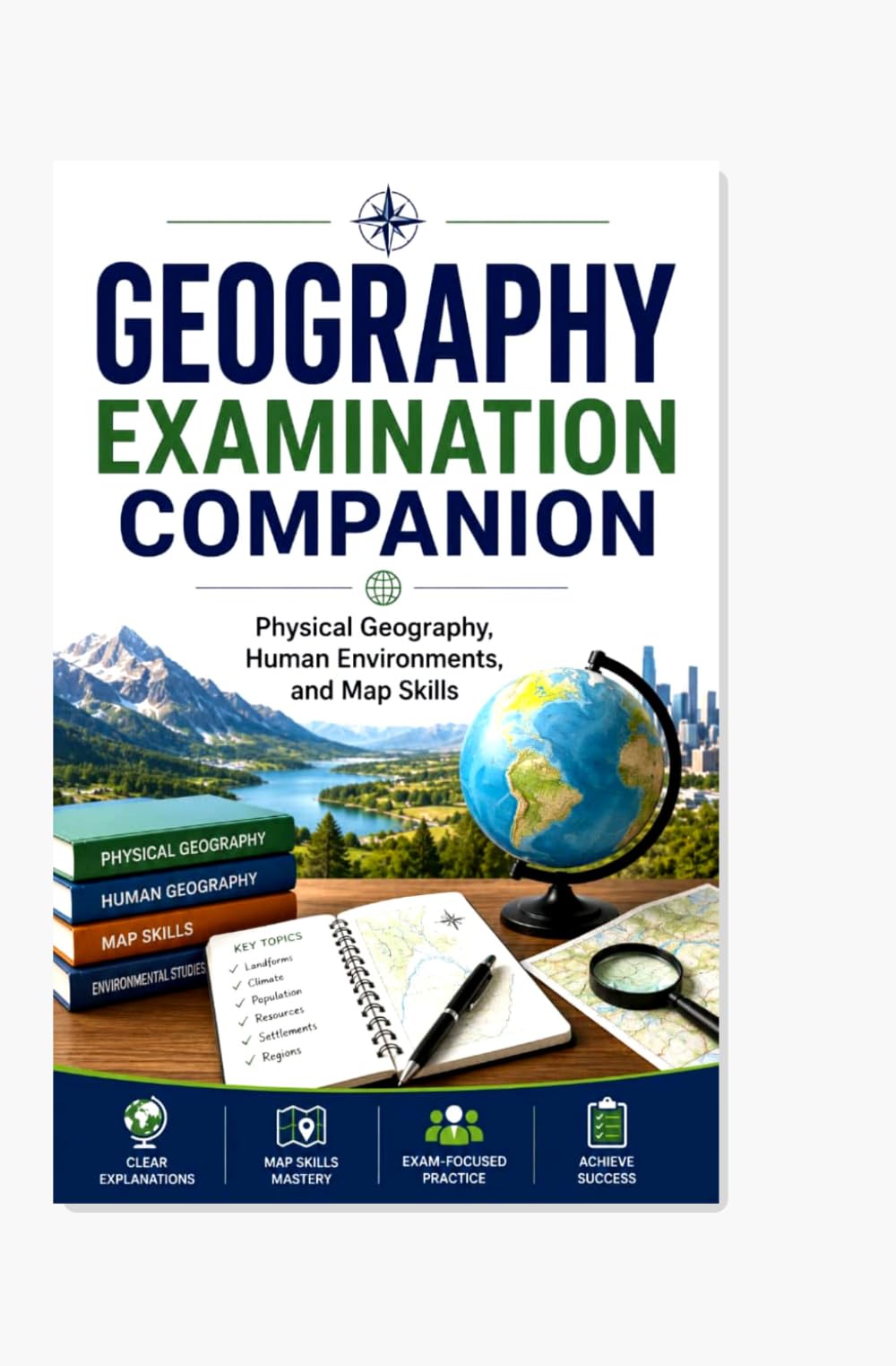 GEOGRAPHY EXAMINATION COMPANION: Physical Geography, Human Environments, and Map Skills