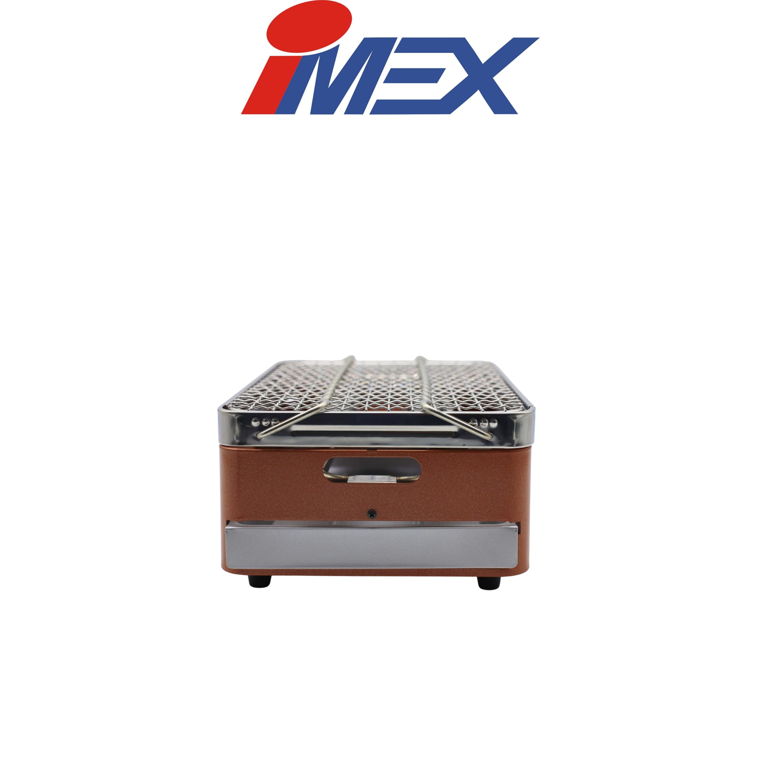 IMEX Camping Gasgrill – Reisegrill mit Transporttasche, Tragbarer BBQ Tischgrill für Butangas, Ideal für Reisen, Camping & Outdoor Barbecue BDZ-Q3000
