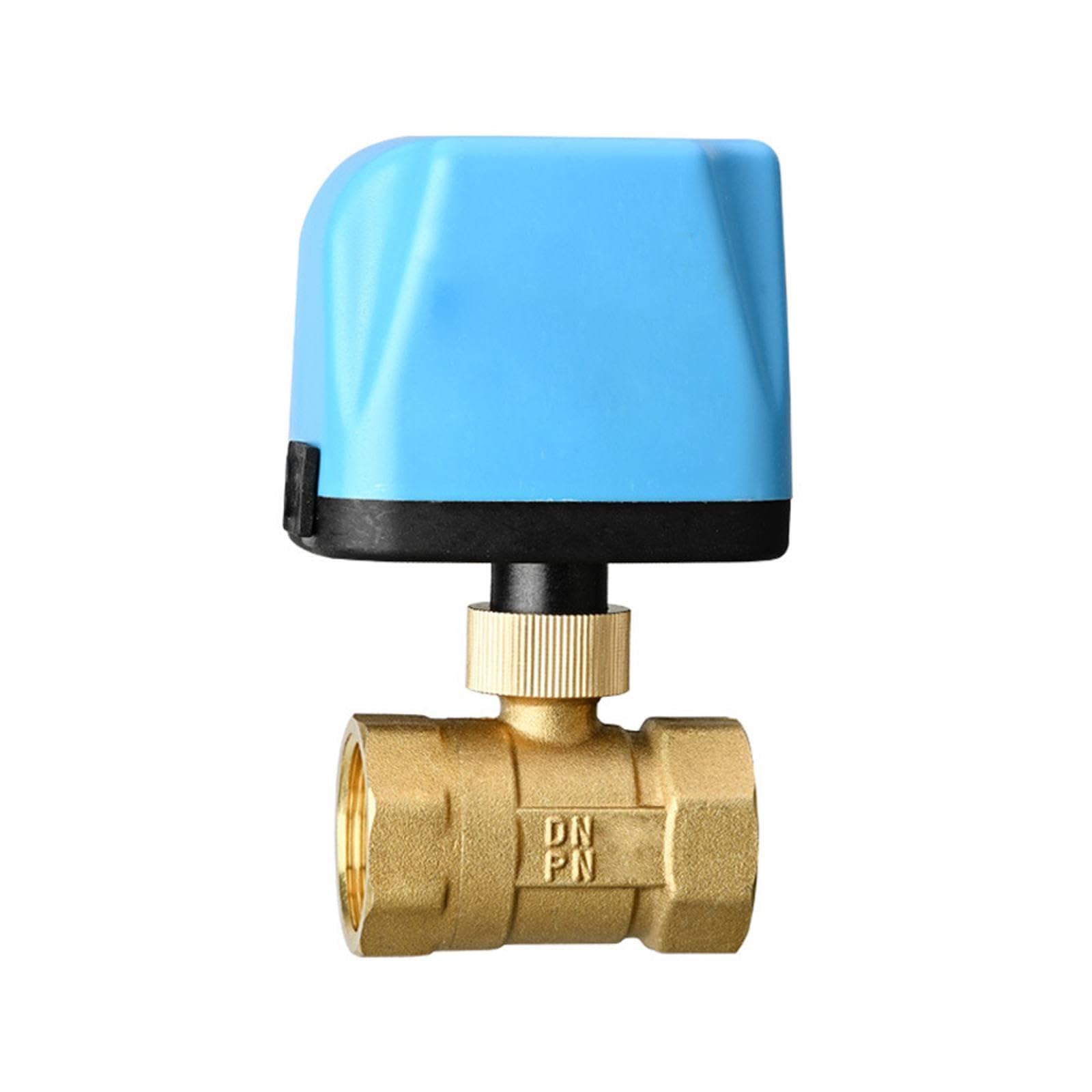 Valvola a sfera motorizzata AC220V, 2 fili, configurazione di ritorno automatico 1/2" DN15 in ottone valvola a sfera elettrica (normalmente aperta)