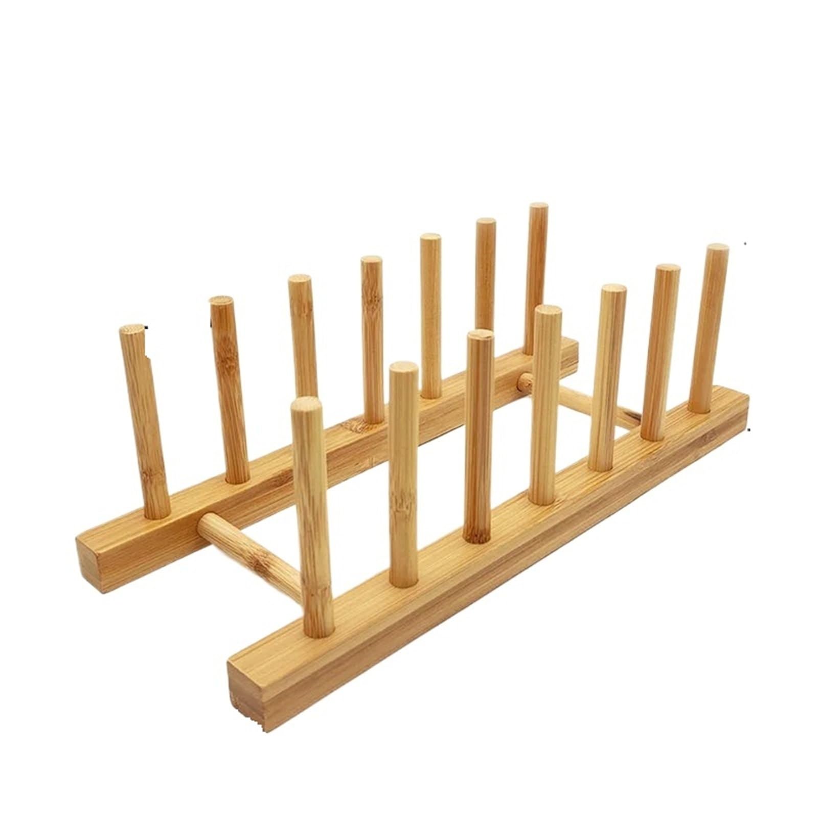 VEXALIFORM Dish Rack Wooden Dish Rack Storage