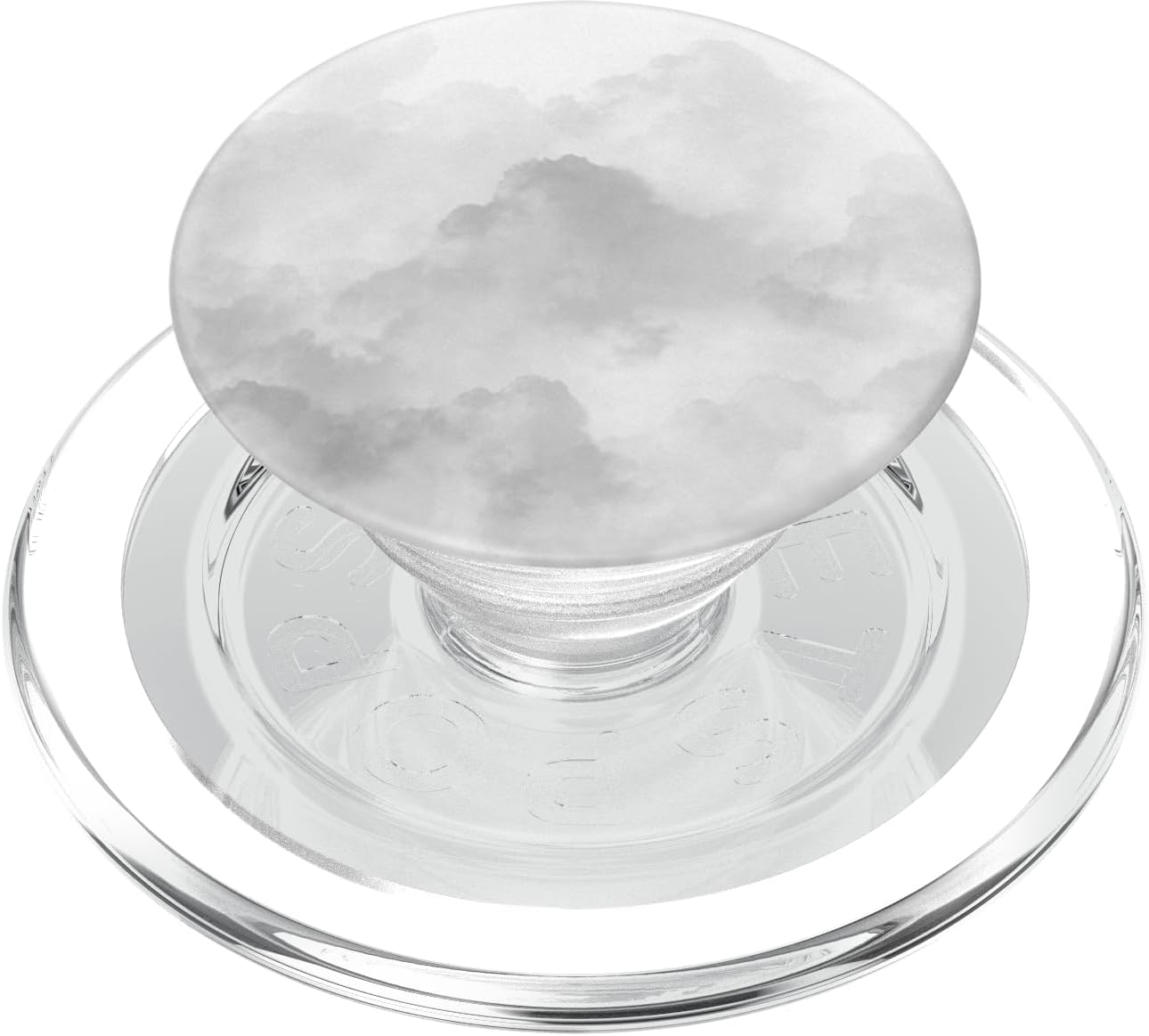 Every Cloud Grey Sky Clouds PopSockets MagSafe PopGrip for iPhone