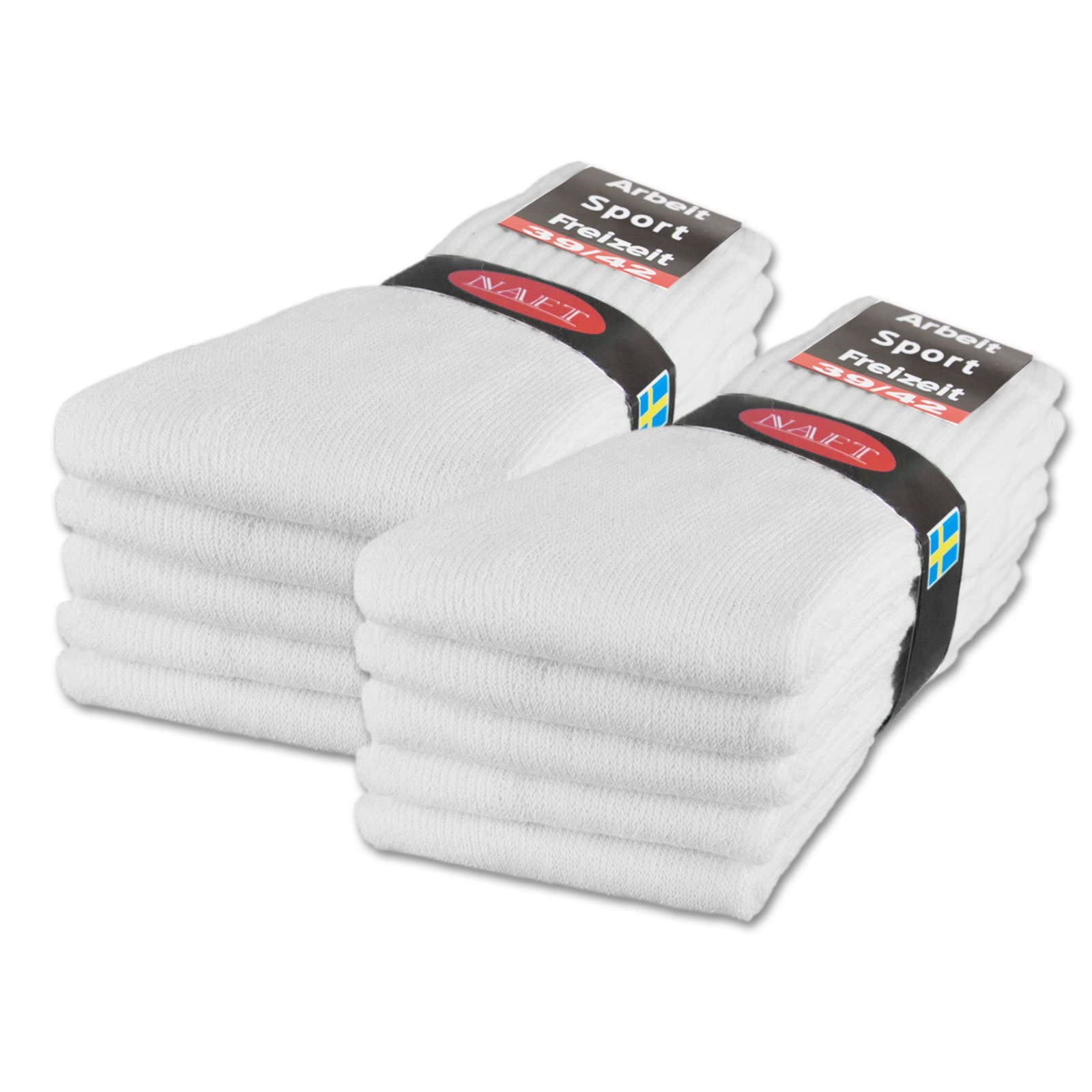 10 | 20 | 30 Pairs Sports Socks, Tennis Socks, Work Socks, Men’s and Women’s Socks, Cotton