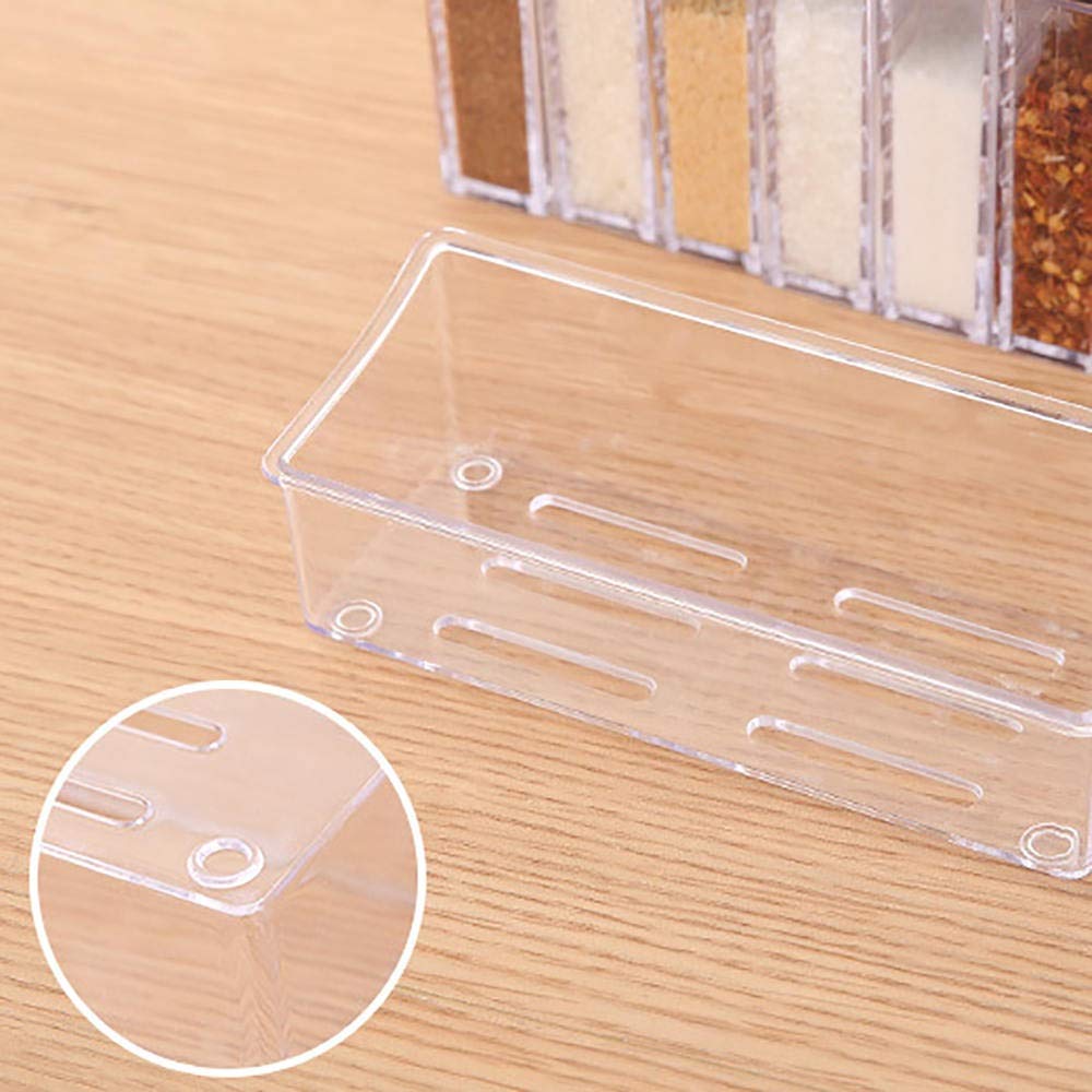 Gewürzgläser mit Etikett 6 Teile / satz Gewürzglas Gewürzflaschen Küche Aufbewahrungsboxen Gewürzaufbewahrungsflasche Gläser Pfeffer Kreuzkümmel Pulver Gewürzwerkzeuge ( Color : A )