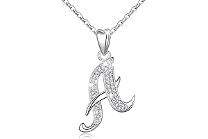 925 Sterling Silver Initial Necklaces for Women: Adorn Grace and Personalization