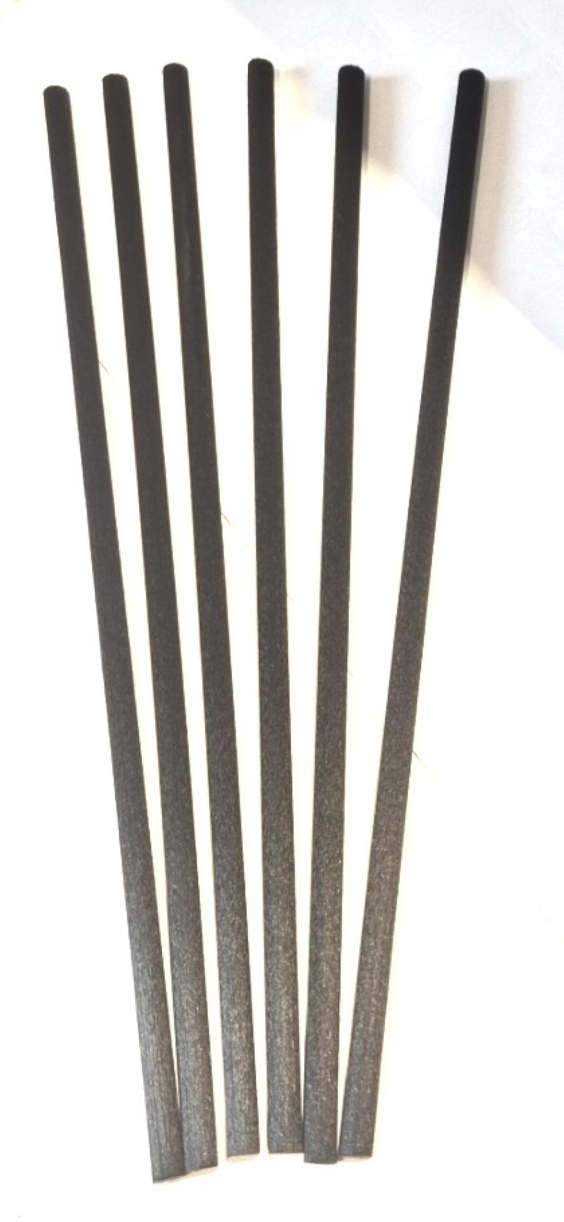 Fragrancia Extra Thick Black Longer Length Fibre Diffuser Reeds | 6mm Diameter | 250mm Long (6)
