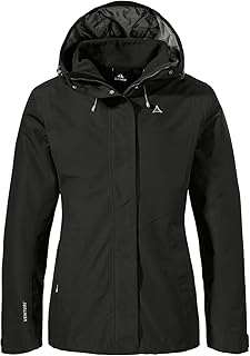 Schöffel Okere WMS Women's 3-in-1 Jacket, Waterproof, Breathable Outdoor Jacket with Removable Fleece Jacket, Warm 3-in-1 Jacket with Adjustable Hood