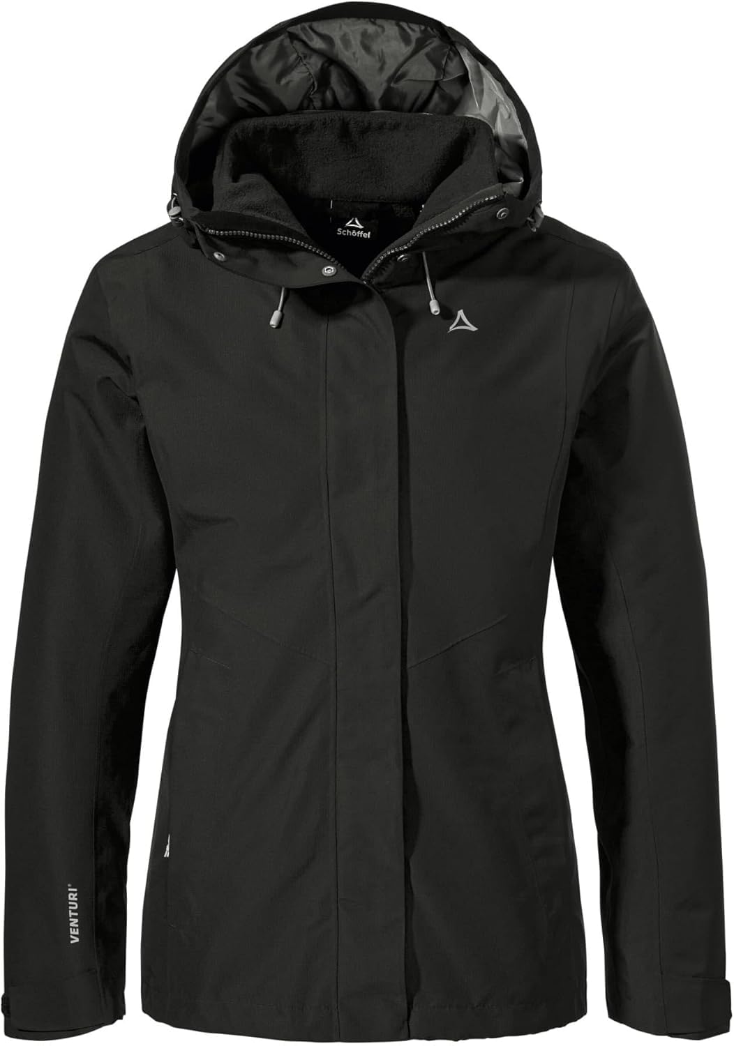 Schöffel Damen 3in1 Jacket Style Okere WMS, wasserdichte, atmungsaktive Outdoorjacke mit herausnehmbarer Fleecejacke, warme 3in1 Jacke mit verstellbarer Kapuze