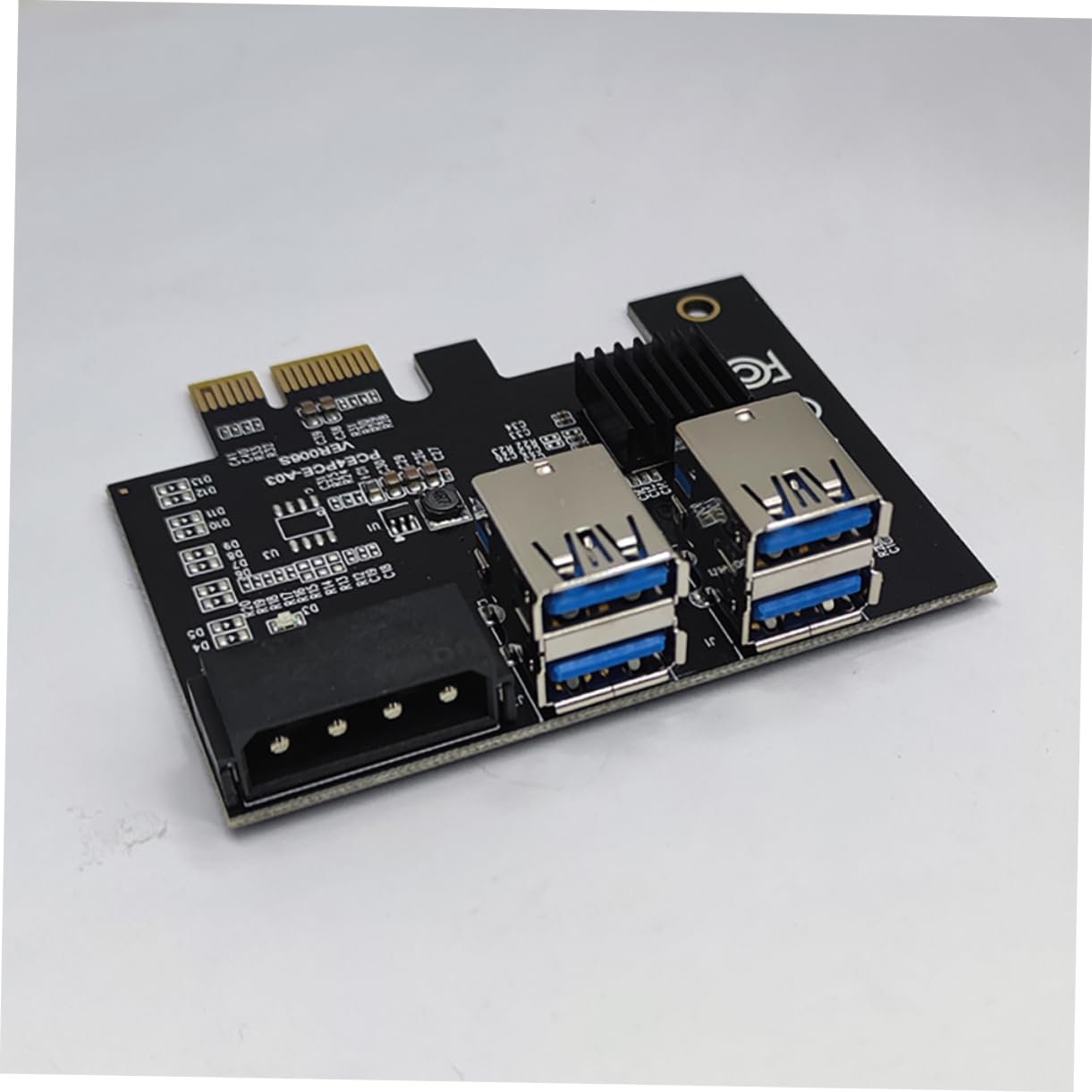 HOMOCONO Pci Expansion Card Port USB Riser Card for Enhanced Performance No External Power Needed Compatible Desktop Systems Simple and Reliable Design