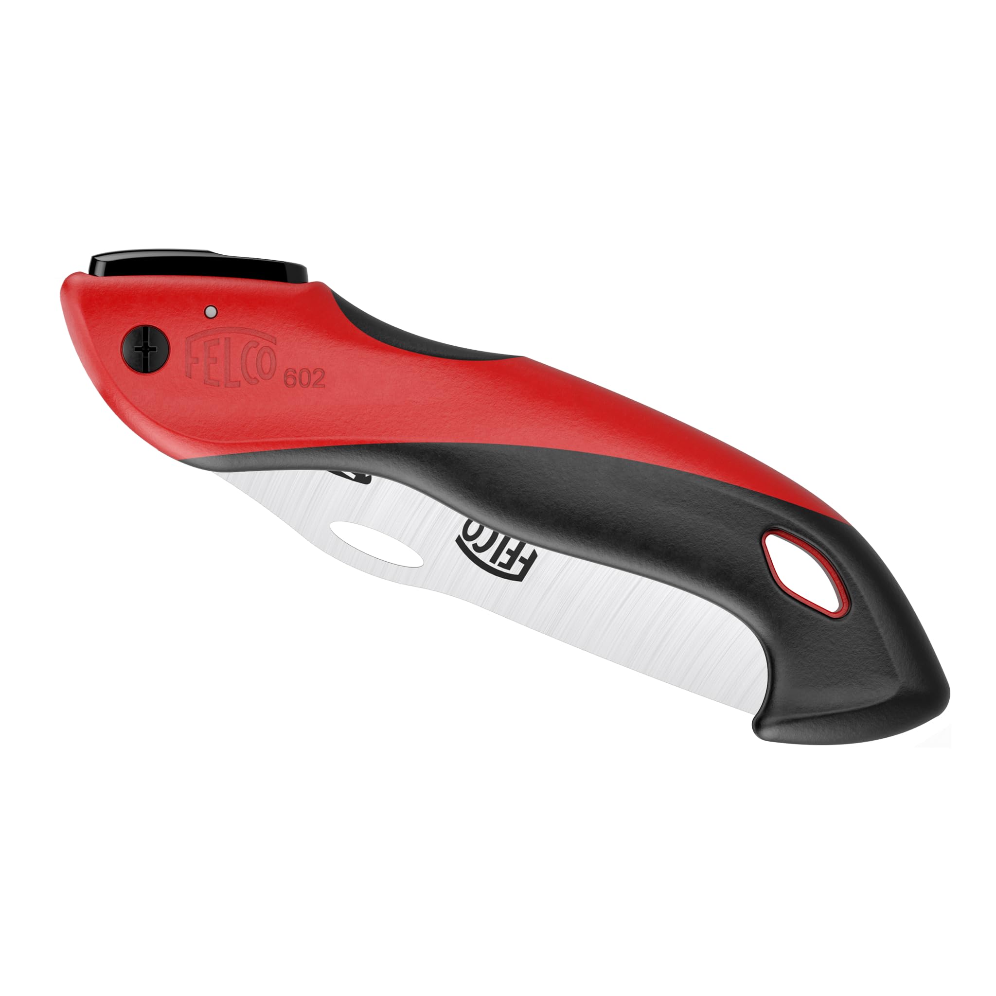 FELCO 602 sierra plegable para jardín y poda, hoja recta 160 mm | Hoja recta 160 mm y mango soft touch, para un corte rápido de la madera en la poda. Swiss Made.