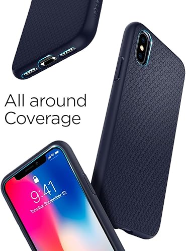 Vista 34 de Spigen Liquid Air - Funda diseñada para iPhone 13 Pro Max (2021), color negro mate
