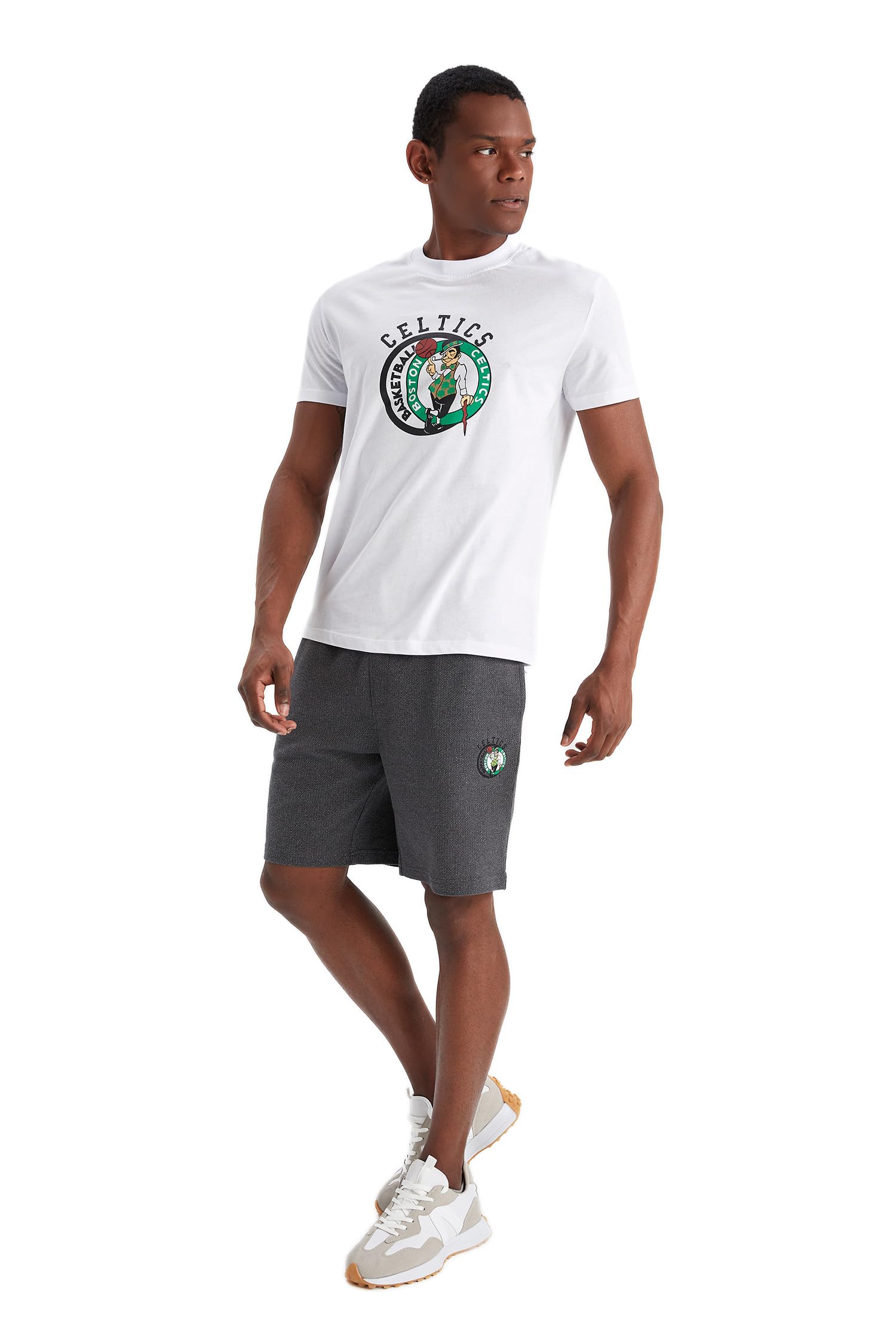 Erkek DeFactoFit NBA Boston Celtics Regular Fit Şort