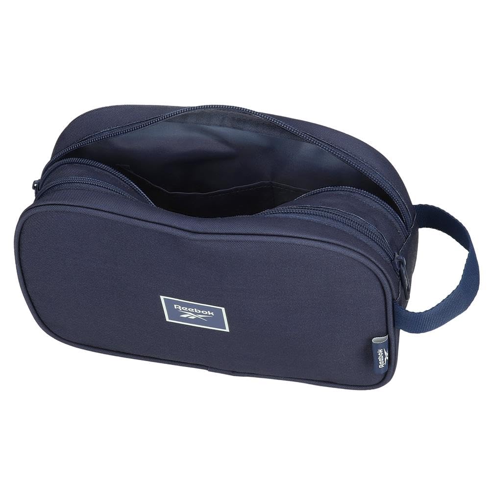 Reebok Andrew Kosmetyczka Dwukomorowa Możliwość dostosowania Niebieski 26x16x12 cm Poliester 4,99L by Joumma Bags, Niebieski, Talla única, regulowana kosmetyczka dwukomorowa