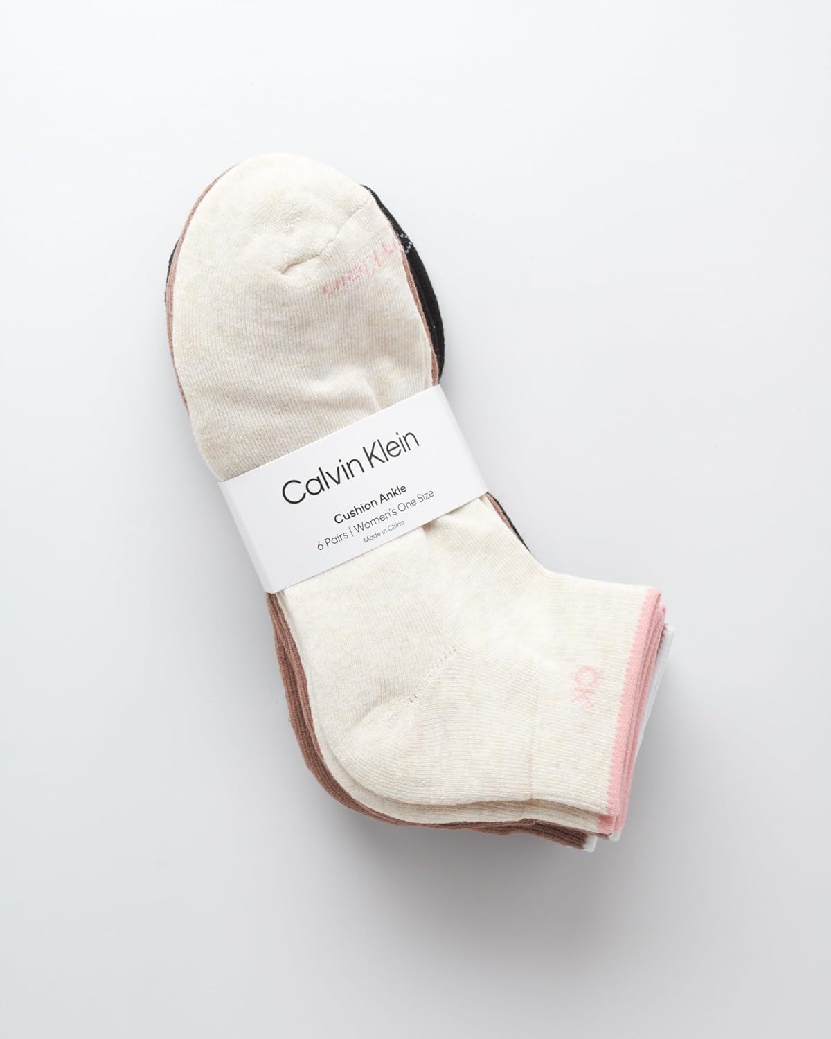 Calvin Klein Quarter Socks for Women - 6 Pack Cushioned Ankle Socks - Quarter Cut, Breathable, Lightweight, Athletic Design - Image 6