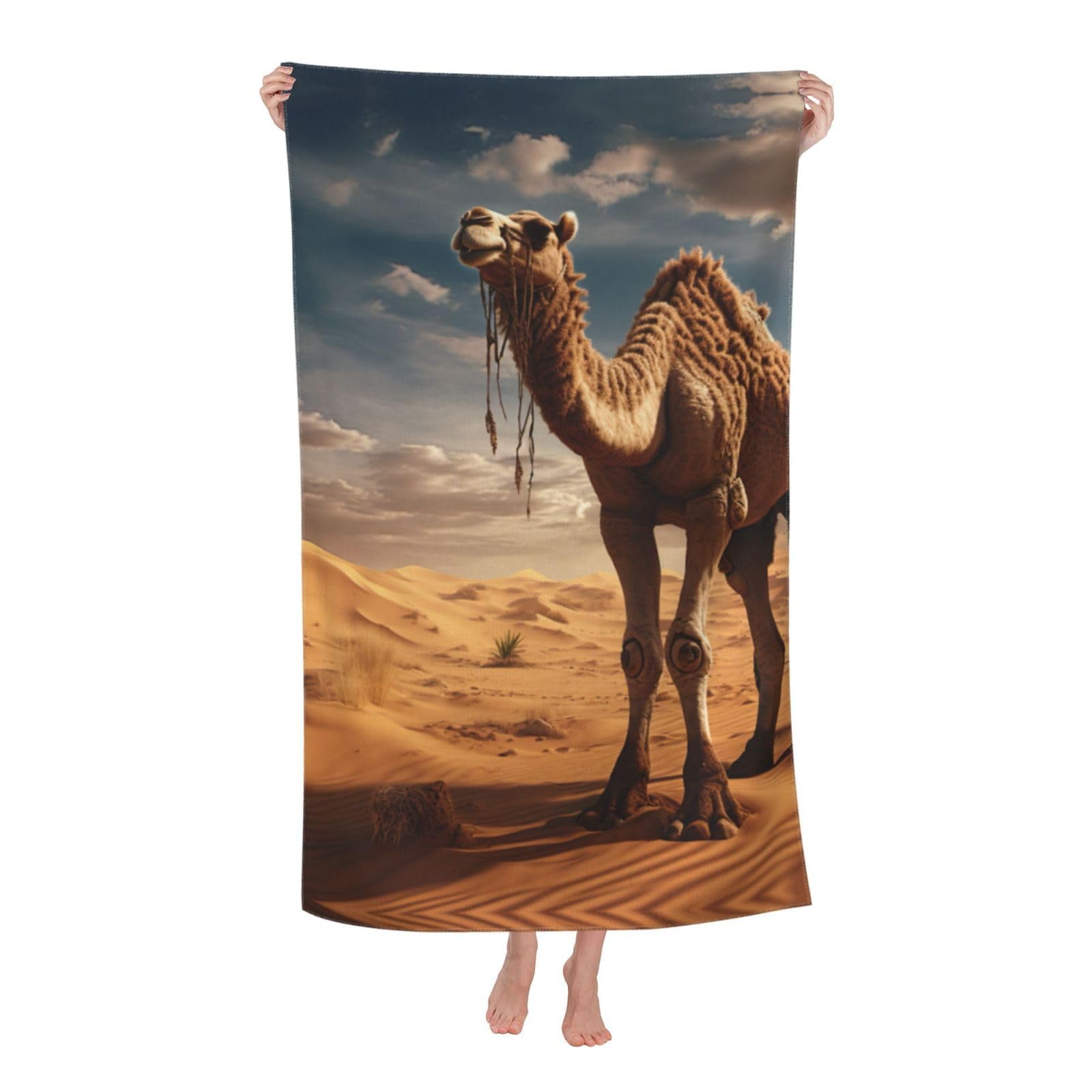 Amazon.com: BREAUX Desert Sand Camel print Bath Towel,Microfibre 