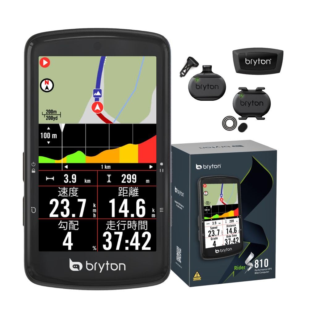 新品　 Bryton RiderS510 スピード ケイデンス 心拍センサー付属 Amazon.co.jp: ブライトン Bryton Rider S810 (スピード