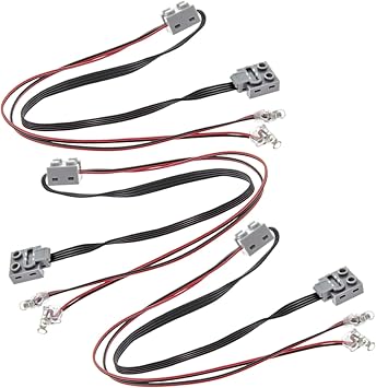 Habow Technic 8870 Power Function Light 3 Pack Compatible with Lego Motor MOC Technic Parts