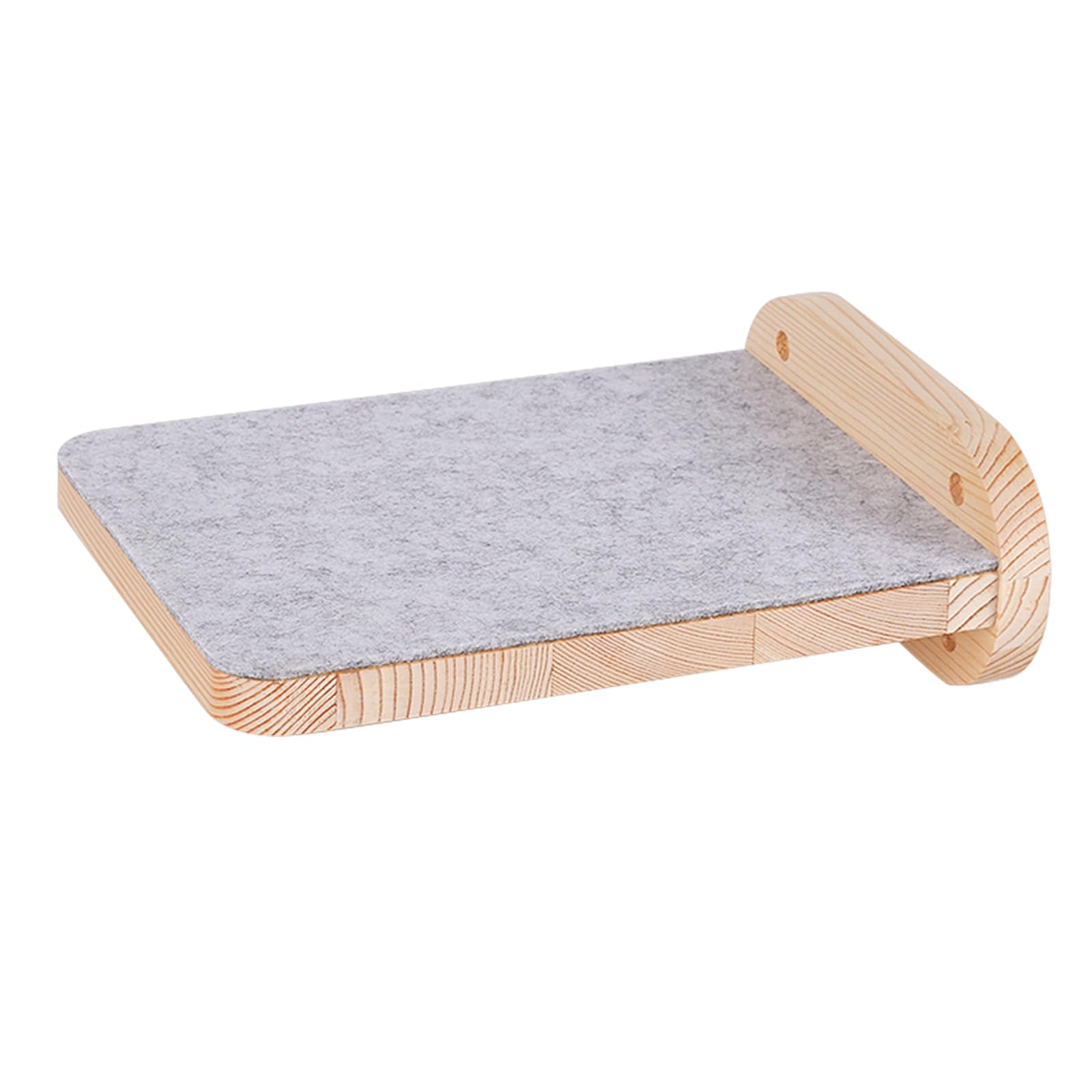 Katzenhängematte zur Wandmontage, Katzenhängematte, Stabiles Kängematten Katzen Wand bis zu 35kg, Kletterwand Katzen, Katzenbett zum Schlafen und Ausruhen -61 * 40 * 15cm – weiß