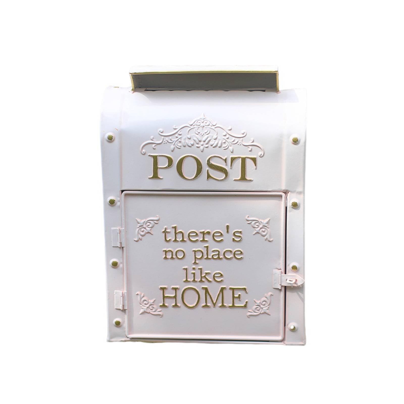 Boîte pour lettres décorative de style européen pour embellir l'entrée extérieure de votre maison
