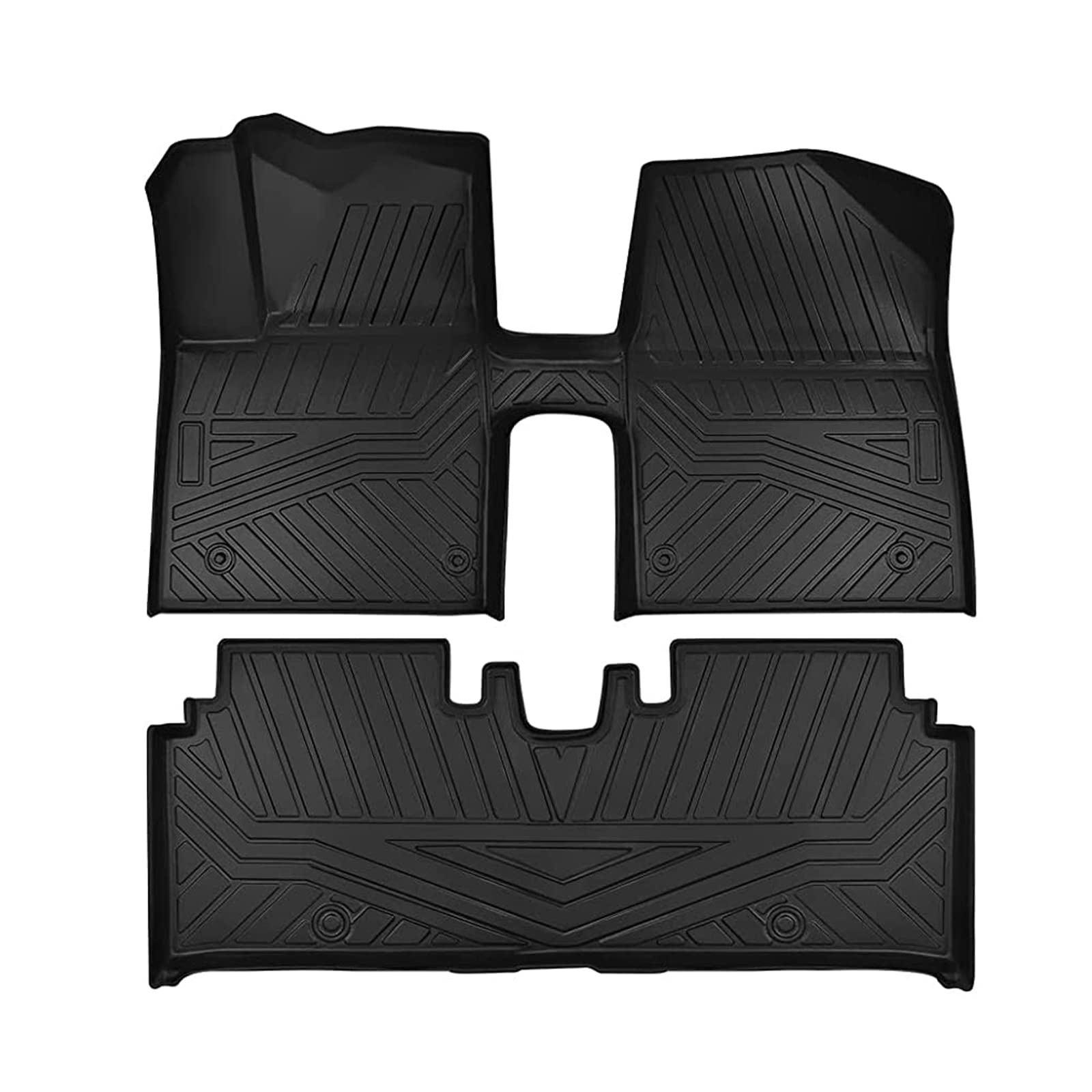 PSLER Floor Mats for Kia EV6 2022 2023 Custom Fit Car Mats Floor Liners for Kia EV6 Accessories All Weather Front Rear Row Full Set Floor Mats