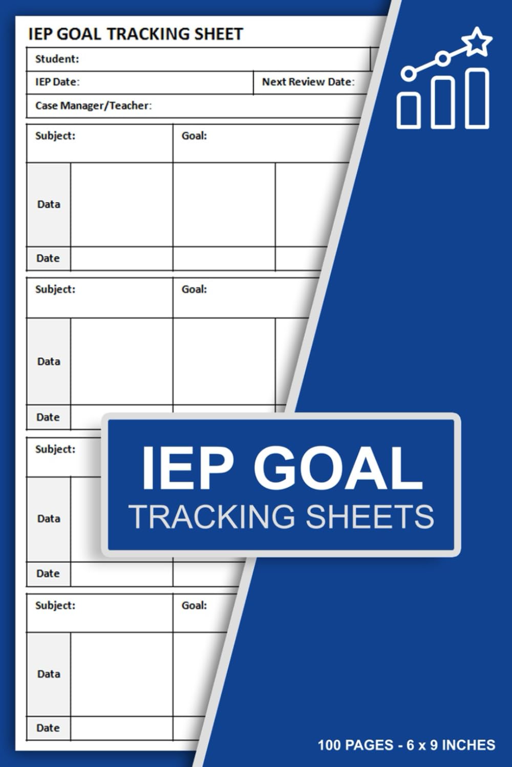 IEP Goal Tracking Sheets: Progress Monitoring Tracker for Special ...