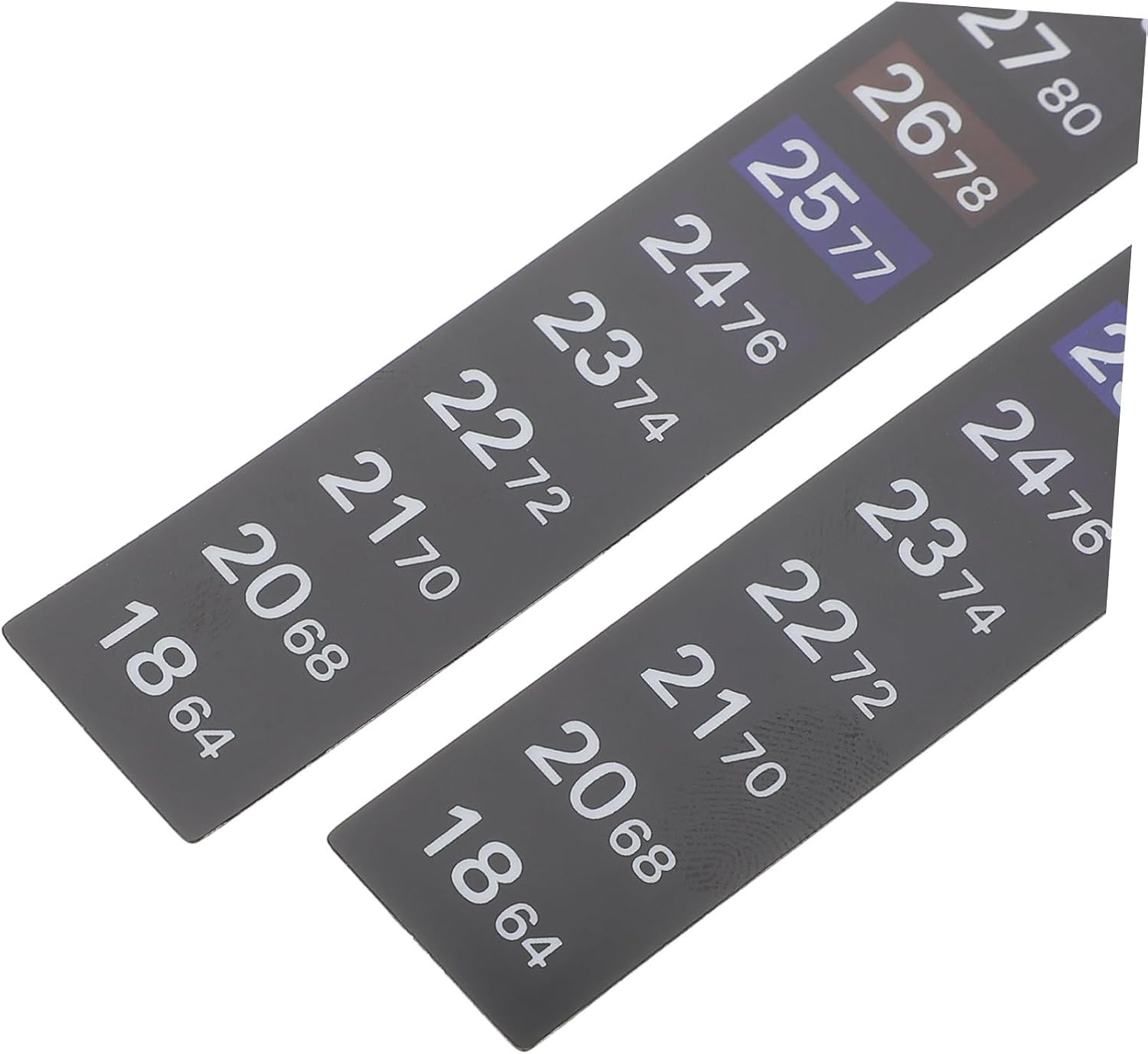 2pcs Fermentation Thermometer Sticker Strip Digital Thermometer for Self-adhesive for Wine Jar