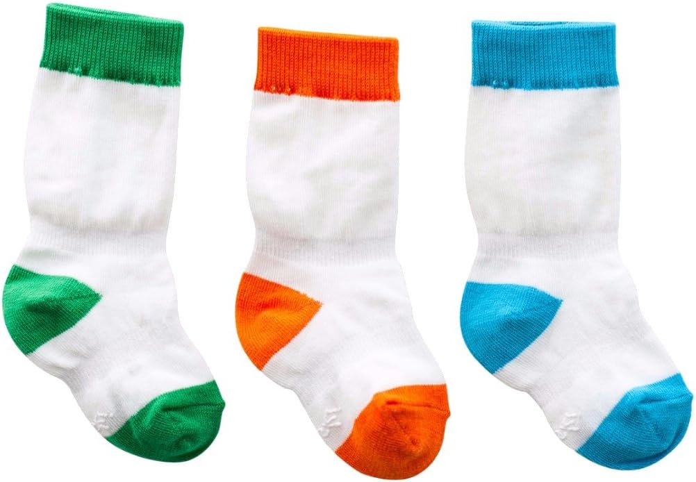Cheski Baby Boys Knee Socks Stay Put on Baby's Kicking Legs 0-6 months ~ 3 Pair