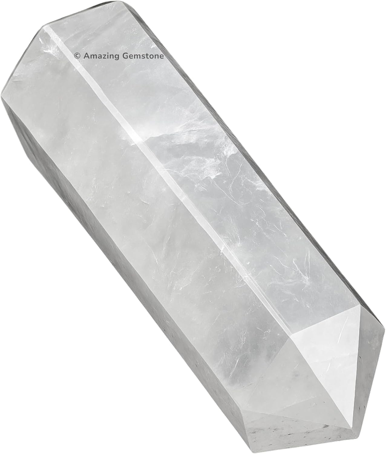 Amazing Gemstone Large Clear Quartz Crystal Towers ~ Natural Healing Crystal Point Obelisk for Reiki Healing and Crystal Grid (5.5 to 6 INCH) - Image 2