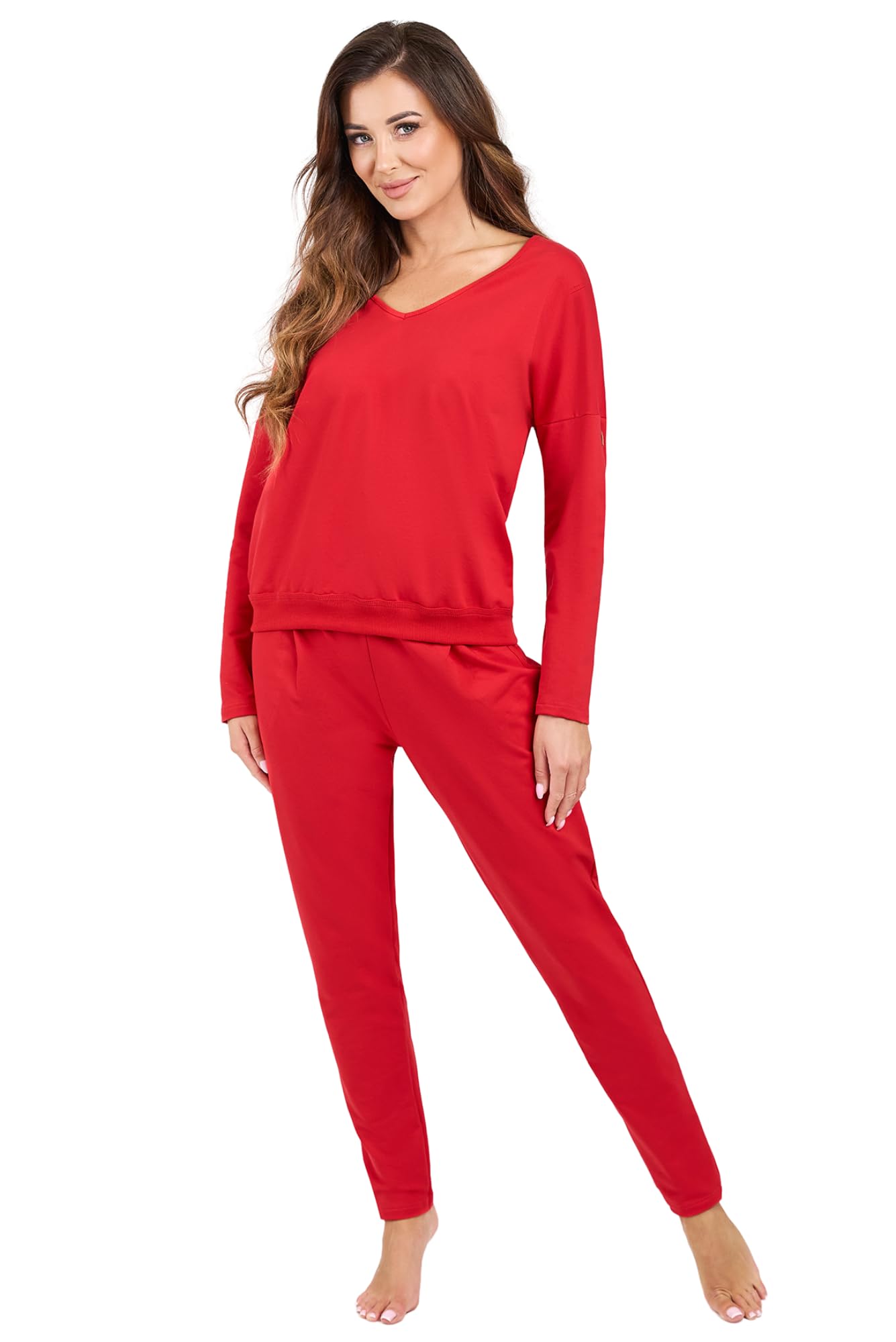 Italian Fashion Tuta Donna Completa Casual | Tute Donna Eleganti | Tuta Sportiva per Autunno Inverno Primavera ed Estate | Completo 2 pezzi con Pantaloni S-XXL